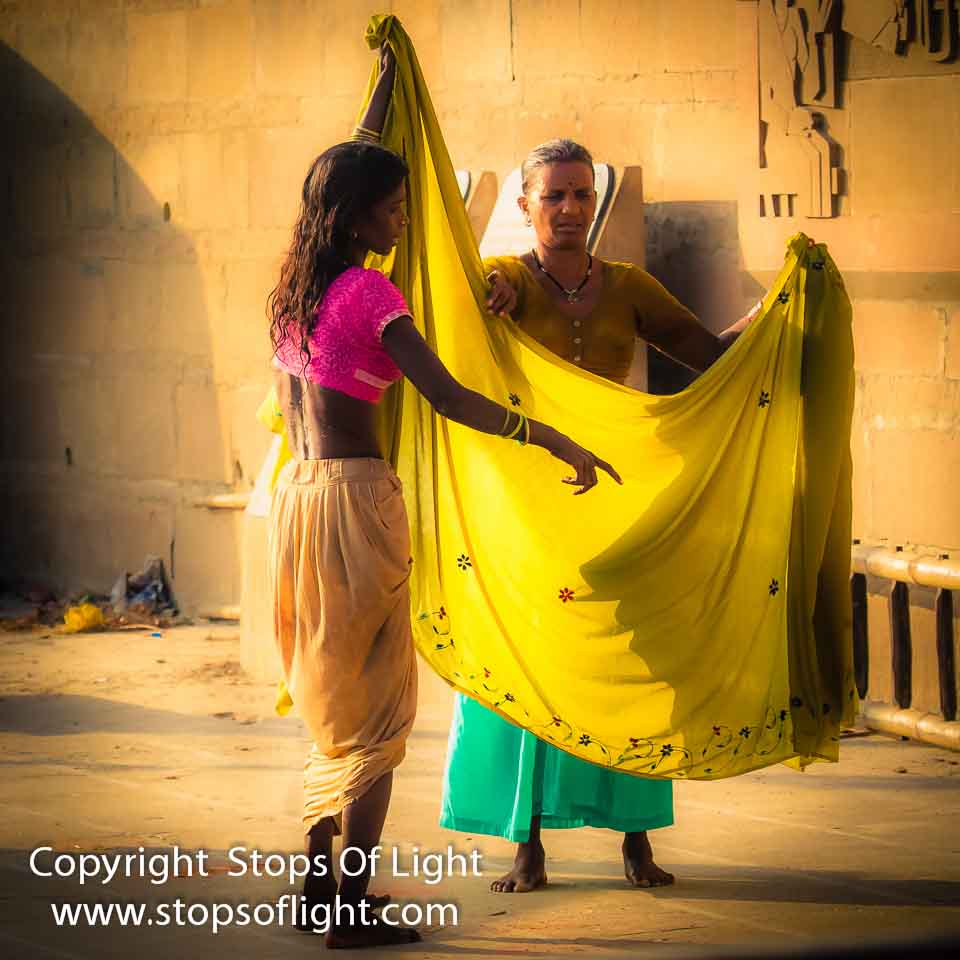 along the river ghats, varanasi