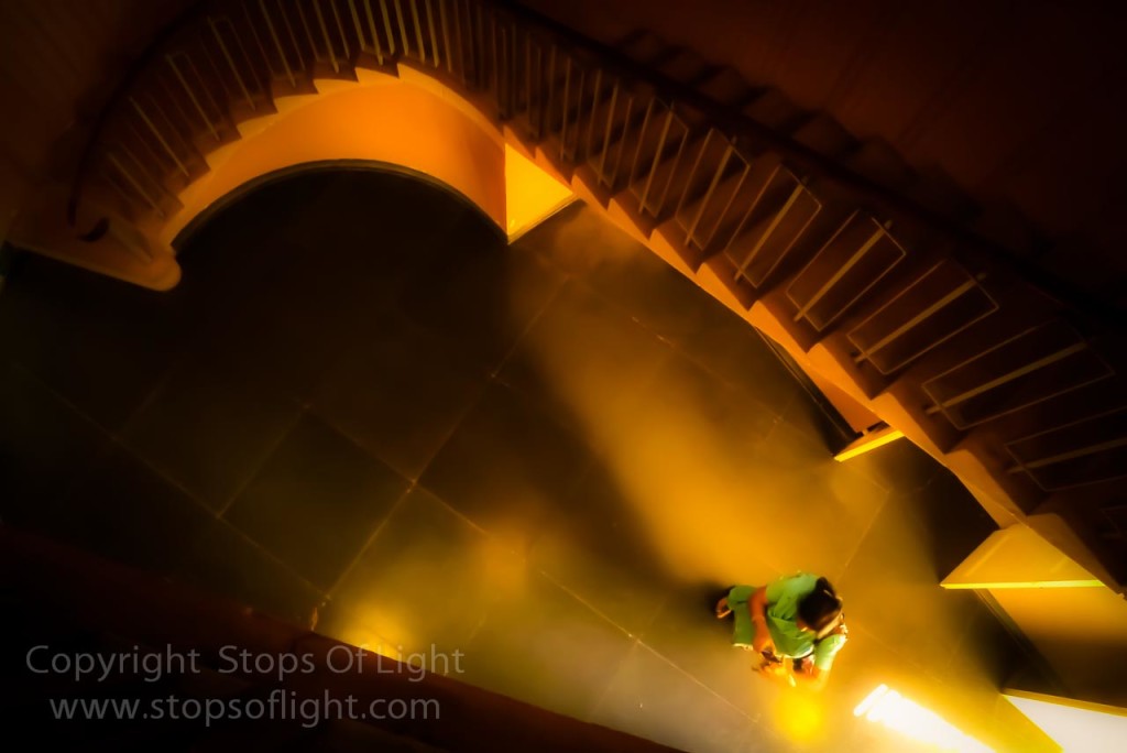 Henri Cartier-Bresson's Decisive Moment - stairway in a palace , Rajasthan - India